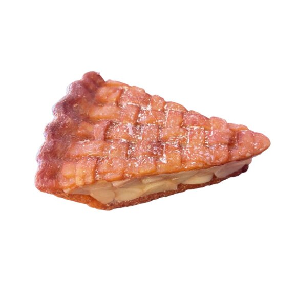 Threshold Apple Pie Slice Candle Unscented Wax 6” Decorative Home Accent ~ 20 Hr - Picture 3 of 4